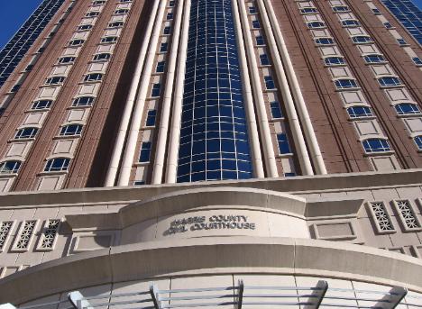 Photo of new Harris County Civil Courthouse in Houston